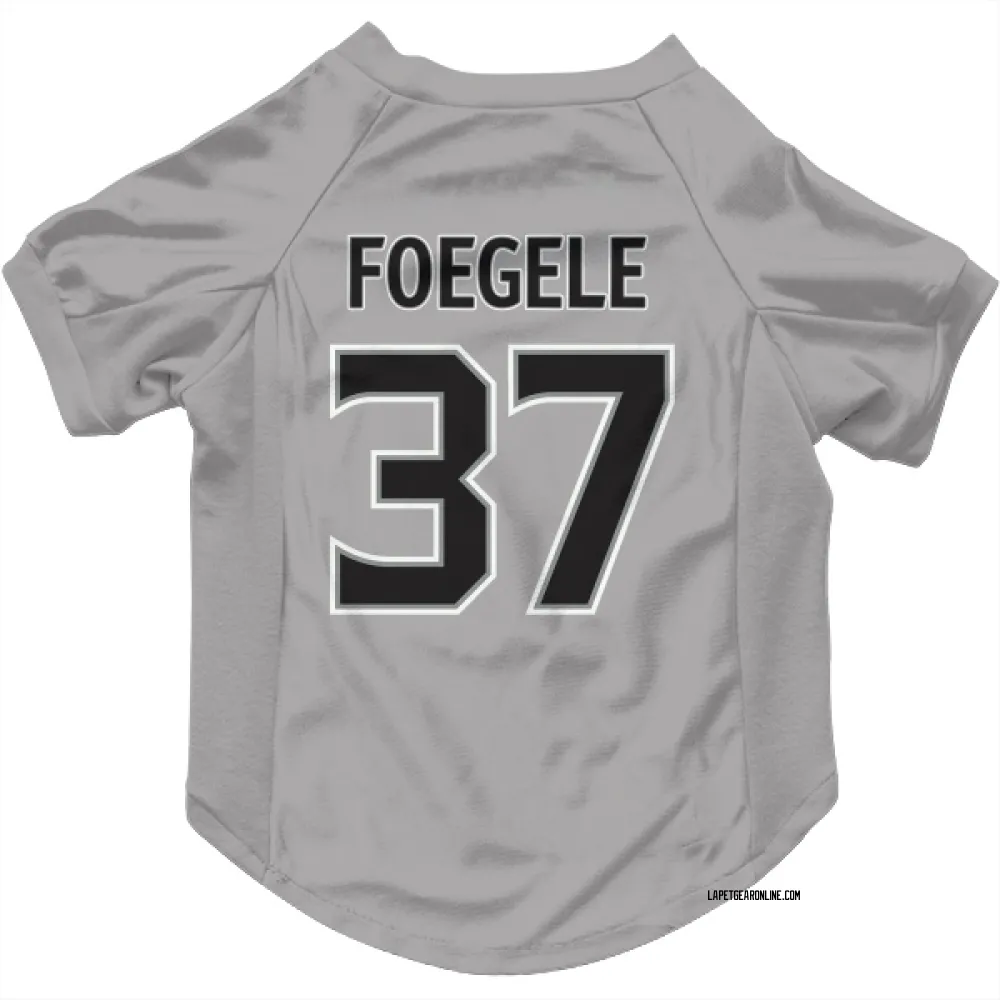 Los Angeles Kings Warren Foegele Gray Pet Jersey for Dog & Cat