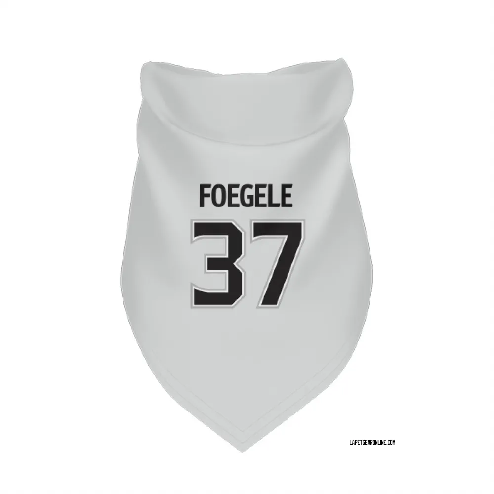 Los Angeles Kings Warren Foegele White Pet Bandana for Dog & Cat