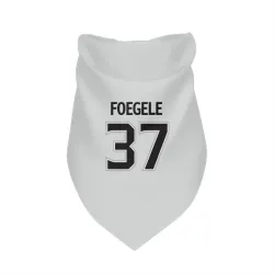 Los Angeles Kings Warren Foegele White Pet Bandana for Dog & Cat