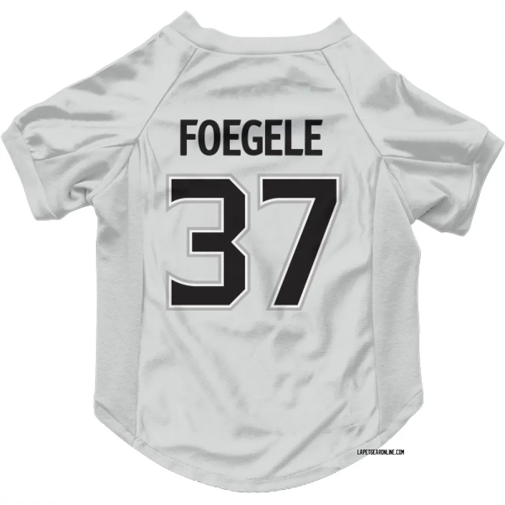 Los Angeles Kings Warren Foegele White Pet Jersey for Dog & Cat