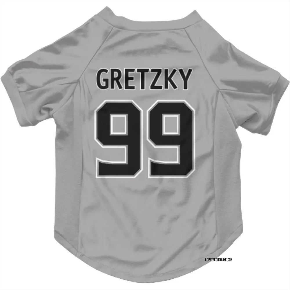 Los Angeles Kings Wayne Gretzky Gray Pet Jersey for Dog & Cat