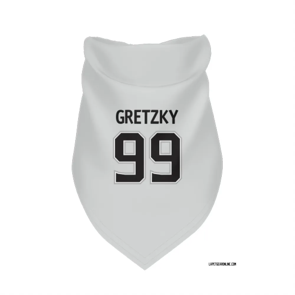 Los Angeles Kings Wayne Gretzky White Pet Bandana for Dog & Cat
